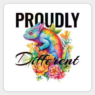 Proudly Different Sticker